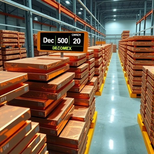 COMEX铜库存小幅下调，市场供应动态受关注(图1)