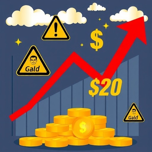 黄金价格暴跌超20美元！经济软着陆预期引发市场震荡(图1)