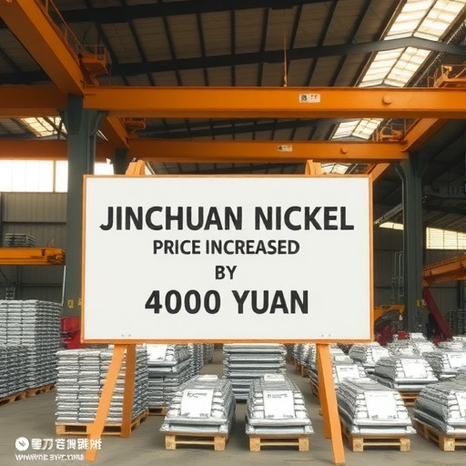 金川：将镍出厂价上调4000元(图1)